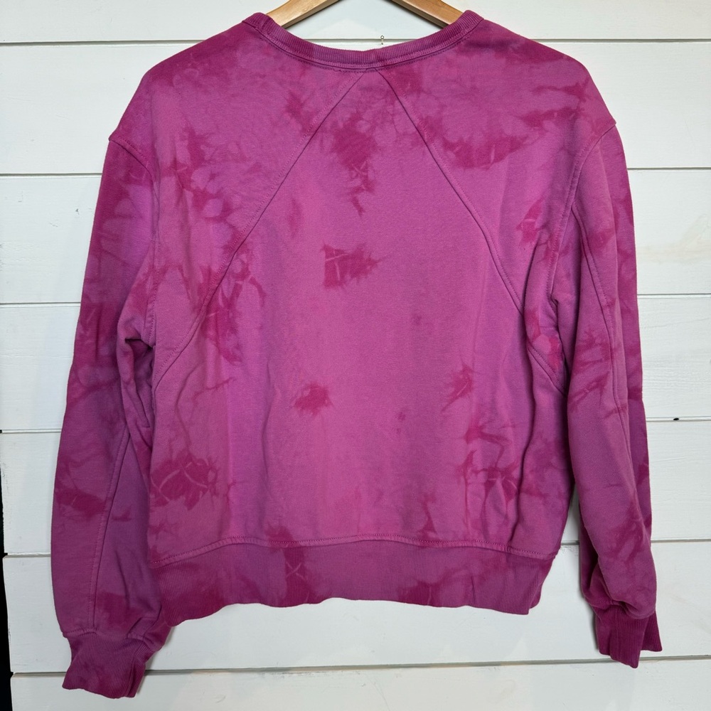 MEMBER’S MARK Tie Dye Crewneck Sweatshirt Pink - Picture 2 of 3